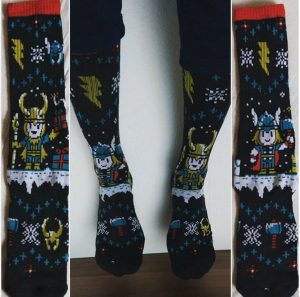The Daily Crate | Looter Love: Thor/Loki Holiday Loot Socks!