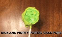 Looter Recipe: Rick and Morty Portal Cake Pops!