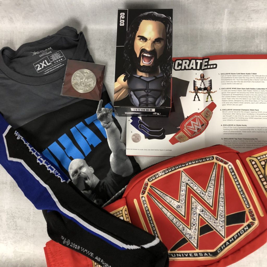 WWE SLAM Crate Exclusive AJ Styles Slam Stars Collectible Figure Loot Crate 