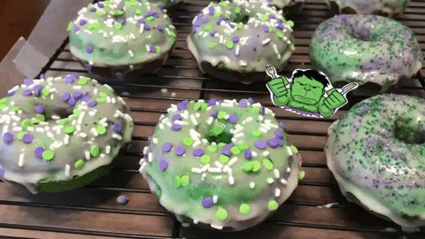Looter Recipe: Snack, Don’t Smash, With These Hulk Doughnuts!