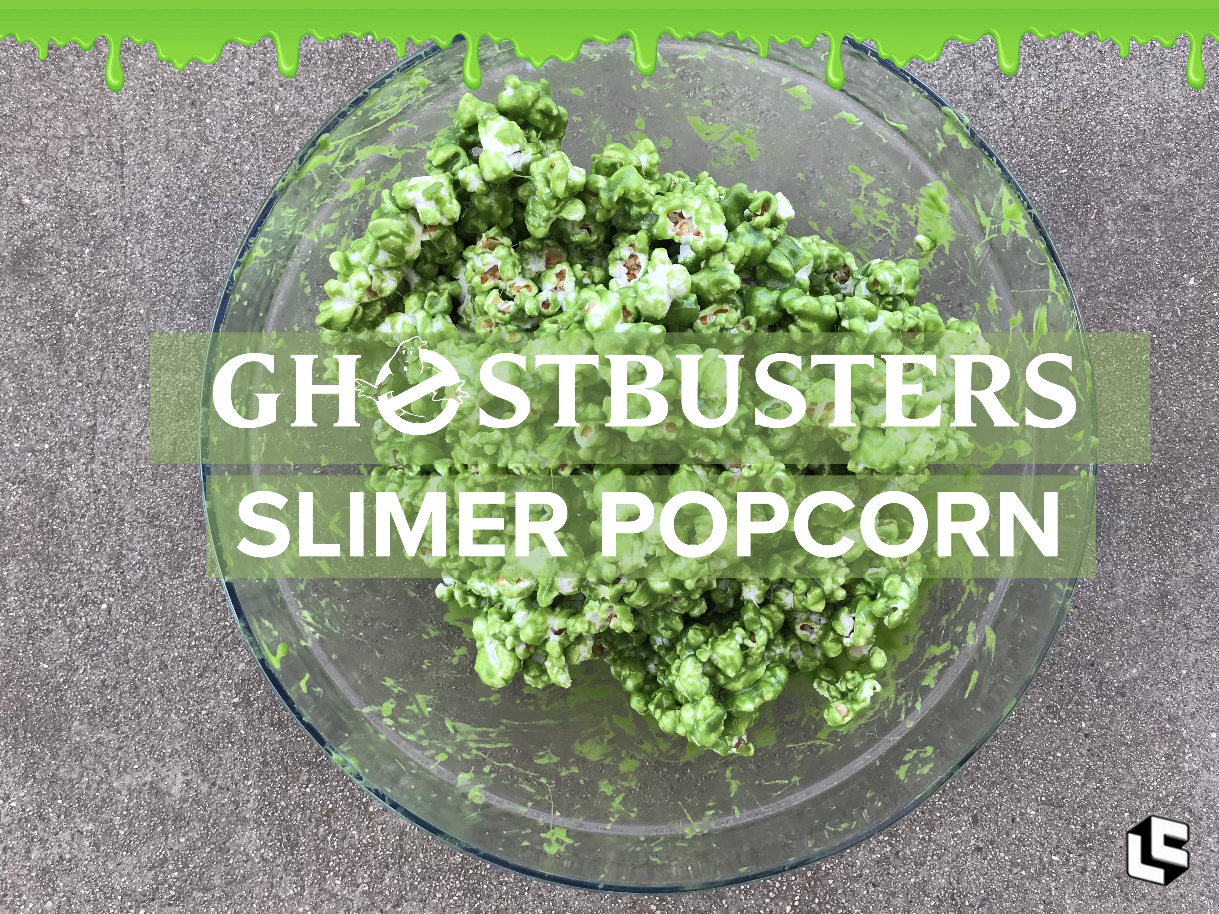 Looter Recipe: Ghostbusters Slimer Popcorn