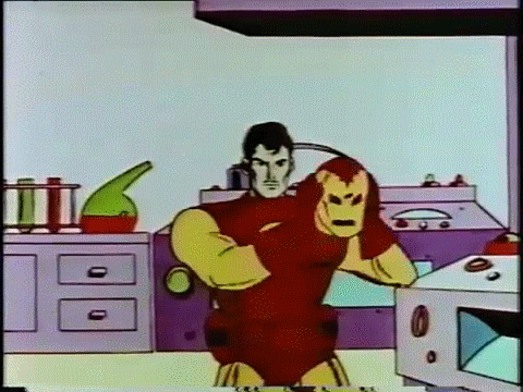 GIF Crate: How Far We've Come! The '66 Iron Man Cartoon! | The Daily Crate