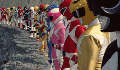 Feature: The Power Rangers of the 90’s. JUST the 90’s!!!