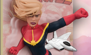 Behind the Crate: Creating the Captain Marvel Comic Standee