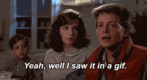 GIF Crate: Back to the Future Reactions!