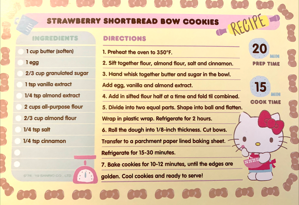 The Daily Crate | RECIPES: Let's Bake Strawberry Shortbread Bow Cookies!!