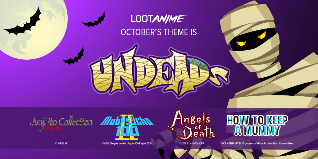 ANIME: Let's Talk Loot Anime's Undead October Crate!!!