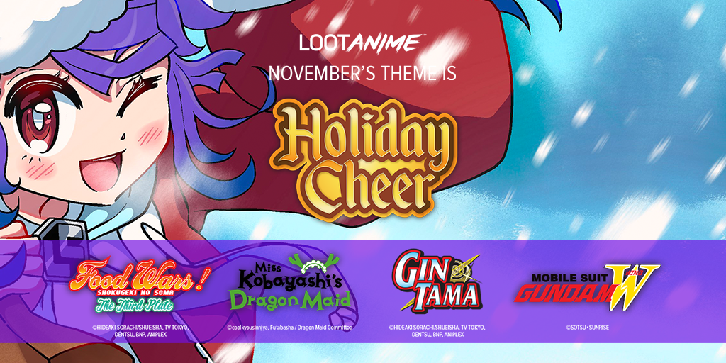 The Daily Crate | ANIME: Let's Talk Loot Anime's November HOLIDAY CHEER Crate!