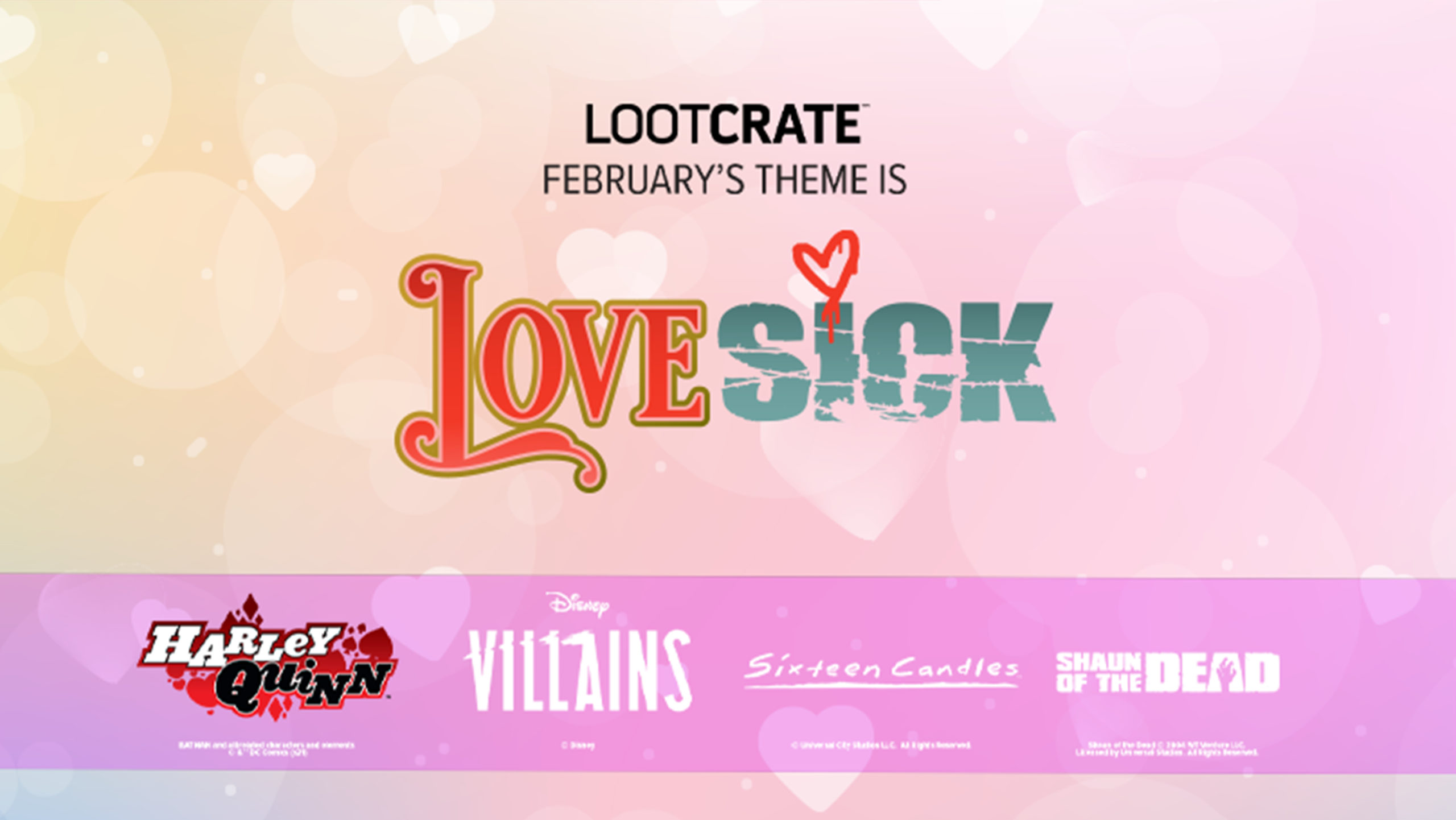 The Daily Crate | THEME REVEAL: Get LOVESICK With Loot Crate, Loot Crate DX, Loot Wear