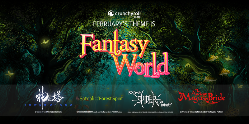The Daily Crate | CRUNCHYROLL CRATE: Let’s Talk About Our “Fantasy World” Crate!