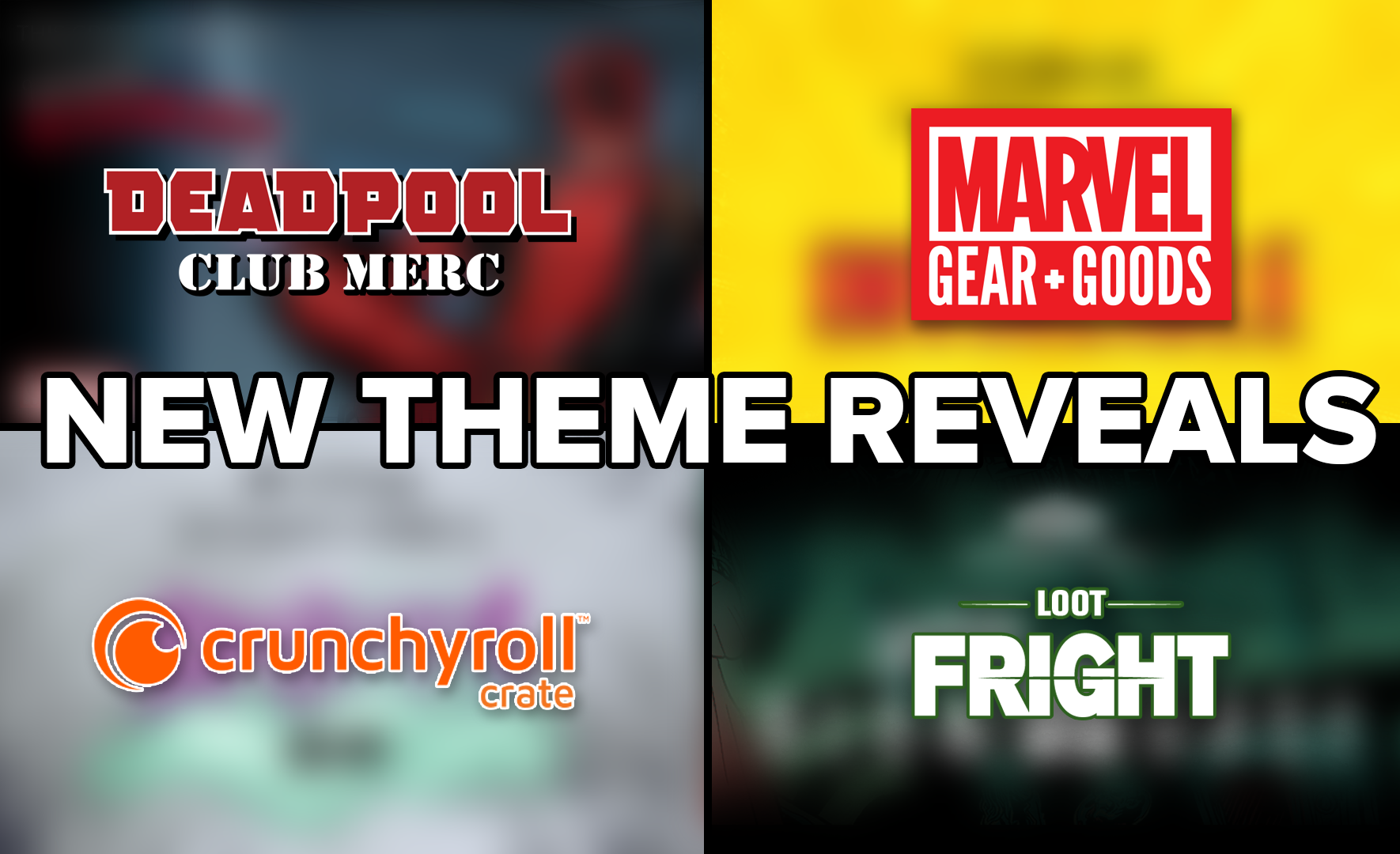 The Daily Crate | THEME REVEAL: New Marvel, Deadpool, Crunchyroll, and Fright Exclusives!