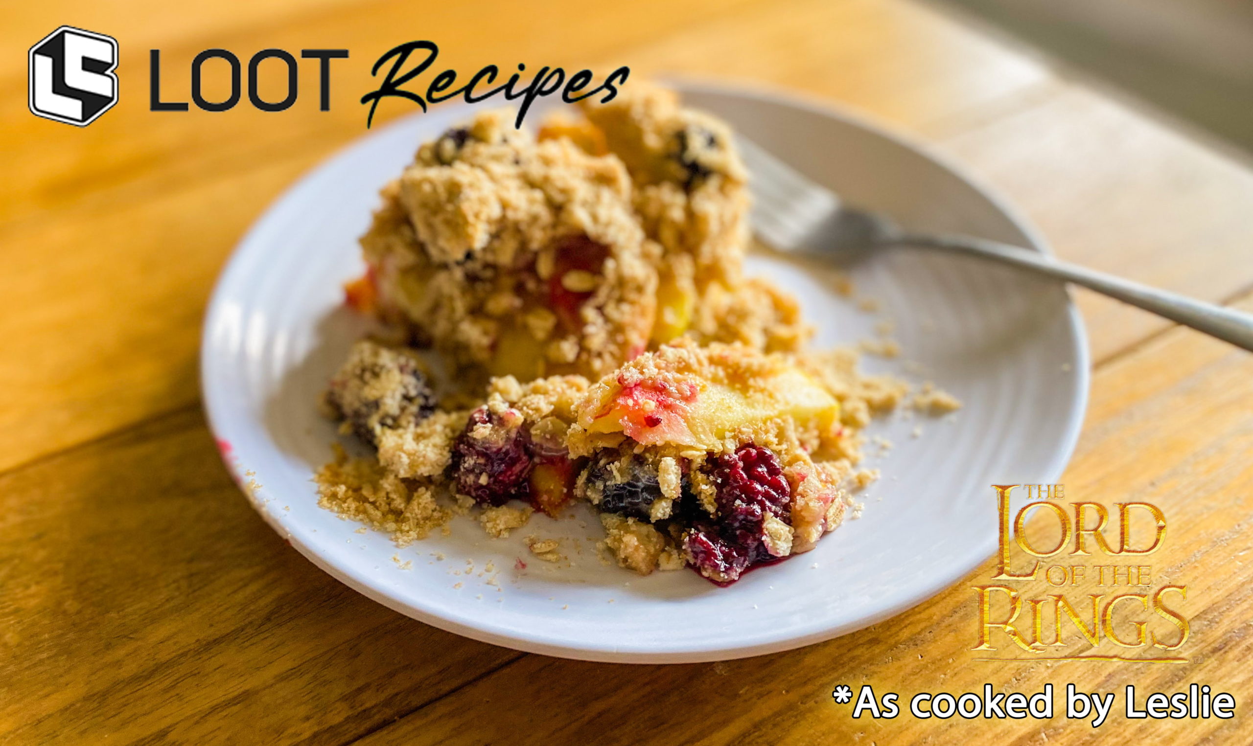 The Daily Crate | Looter Recipe: Celebrate Hobbit Day with this Apple and Blackberry Cake!